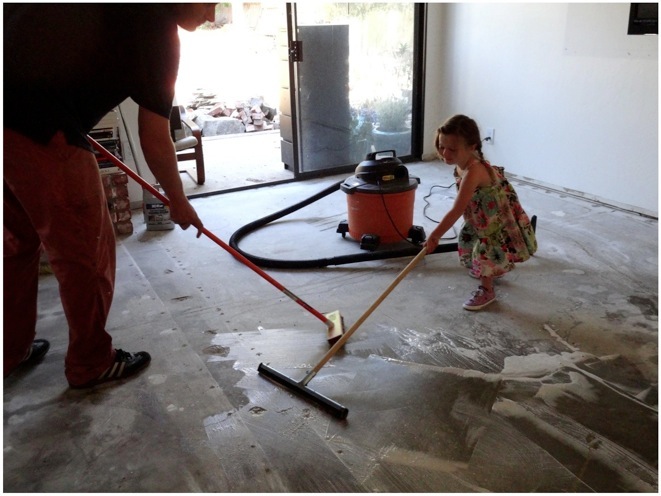 Tackling the Floor! (and....The Skunks Come Out at Night)